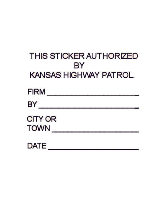 Kansas Vintage Vacation Stickers